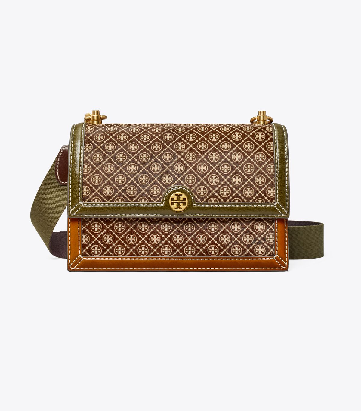 tory burch t monogram calf hair small shoulder bag