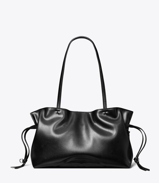 tory burch small ella natuura  drawstring tote