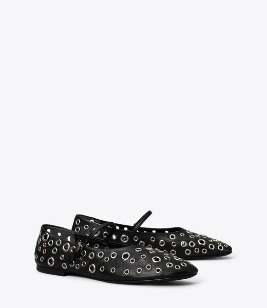tory burch eyelet mary jane ballet