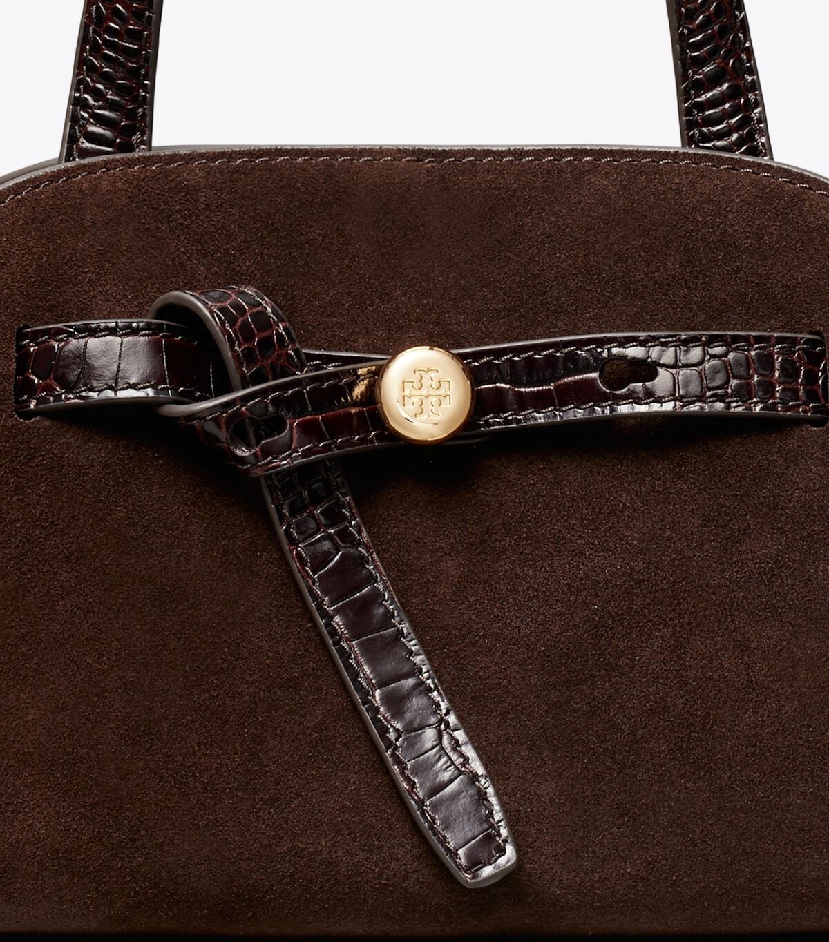 حقيبة رومي الصغيرة المصنوعة من الشامواه بتصميم باوليتو tory burch حقيبة رومي الصغيرة المصنوعة من الشامواه بتصميم باوليتو