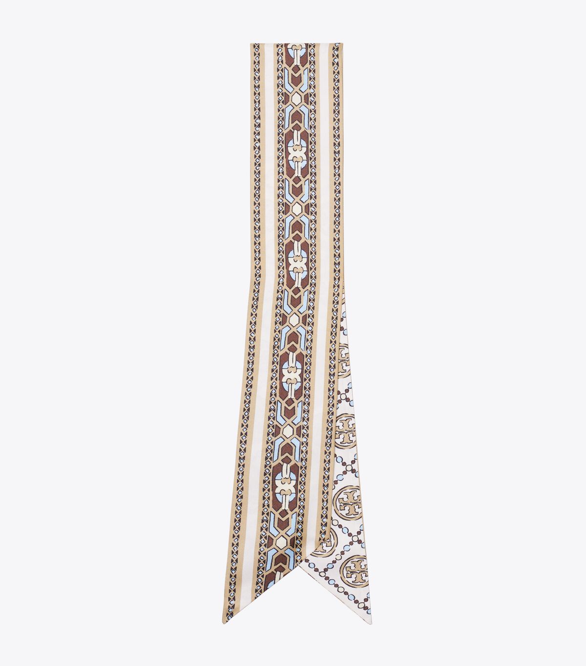 T Monogram Deco Ribbon Tie tory burch t monogram deco ribbon tie
