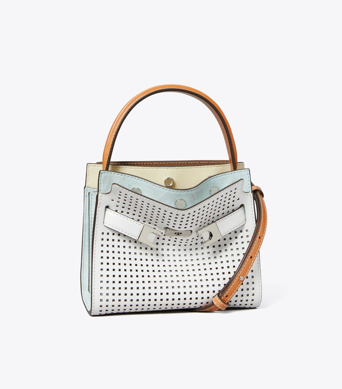Petite Lee Radziwill Perforated Double Bag
