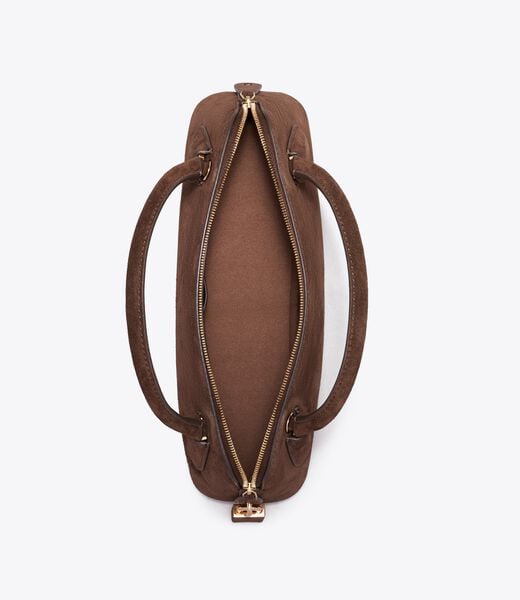 Lock Suede Top Handle Bag tory burch lock suede top handle bag
