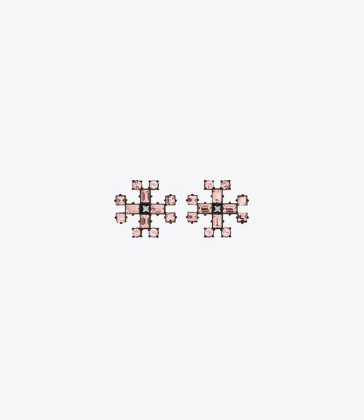 tory burch crystal stud earring