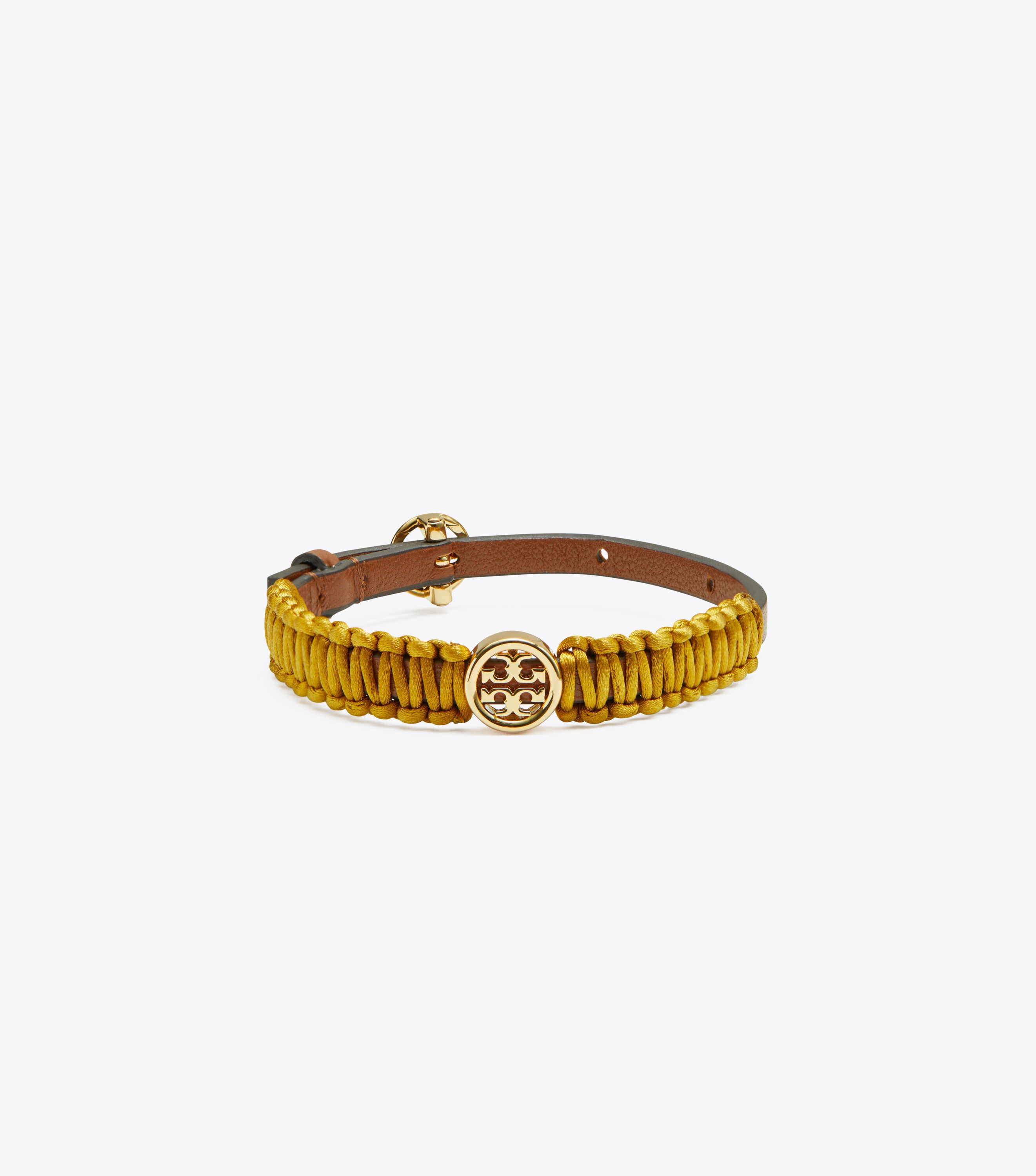 Tory burch leather bracelet top sale