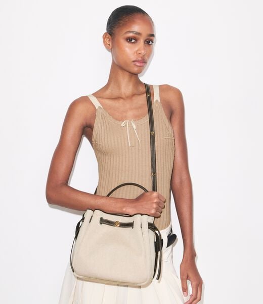 Romy Canvas Bucket Bag tory burch romy canvas bucket bag