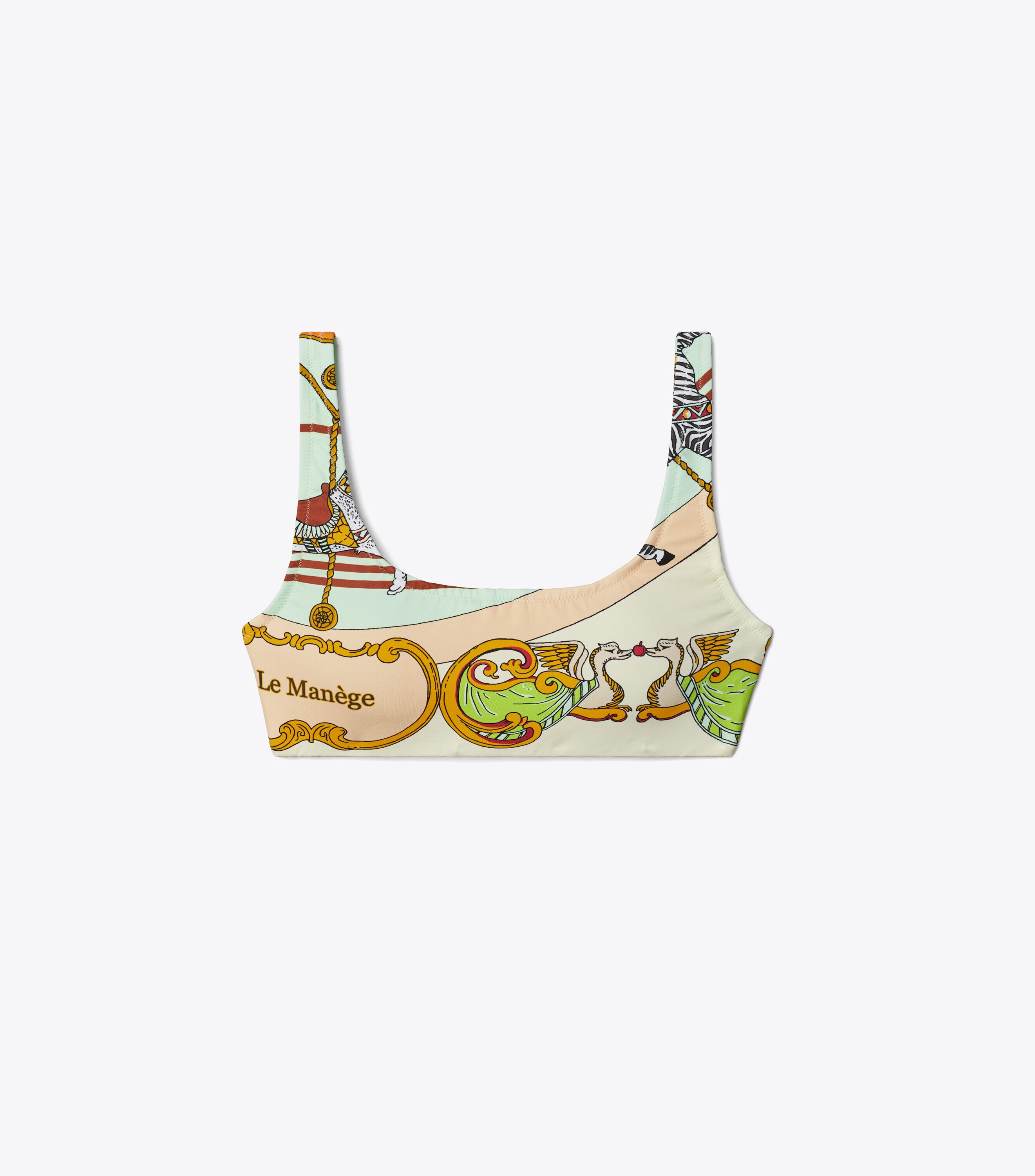 Tory Burch Printed Scoop Back Bra Tory Burch UAE