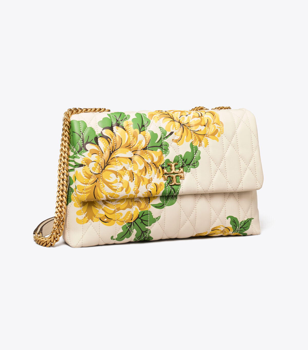 Kira Chevron Floral Convertible Shoulder Bag