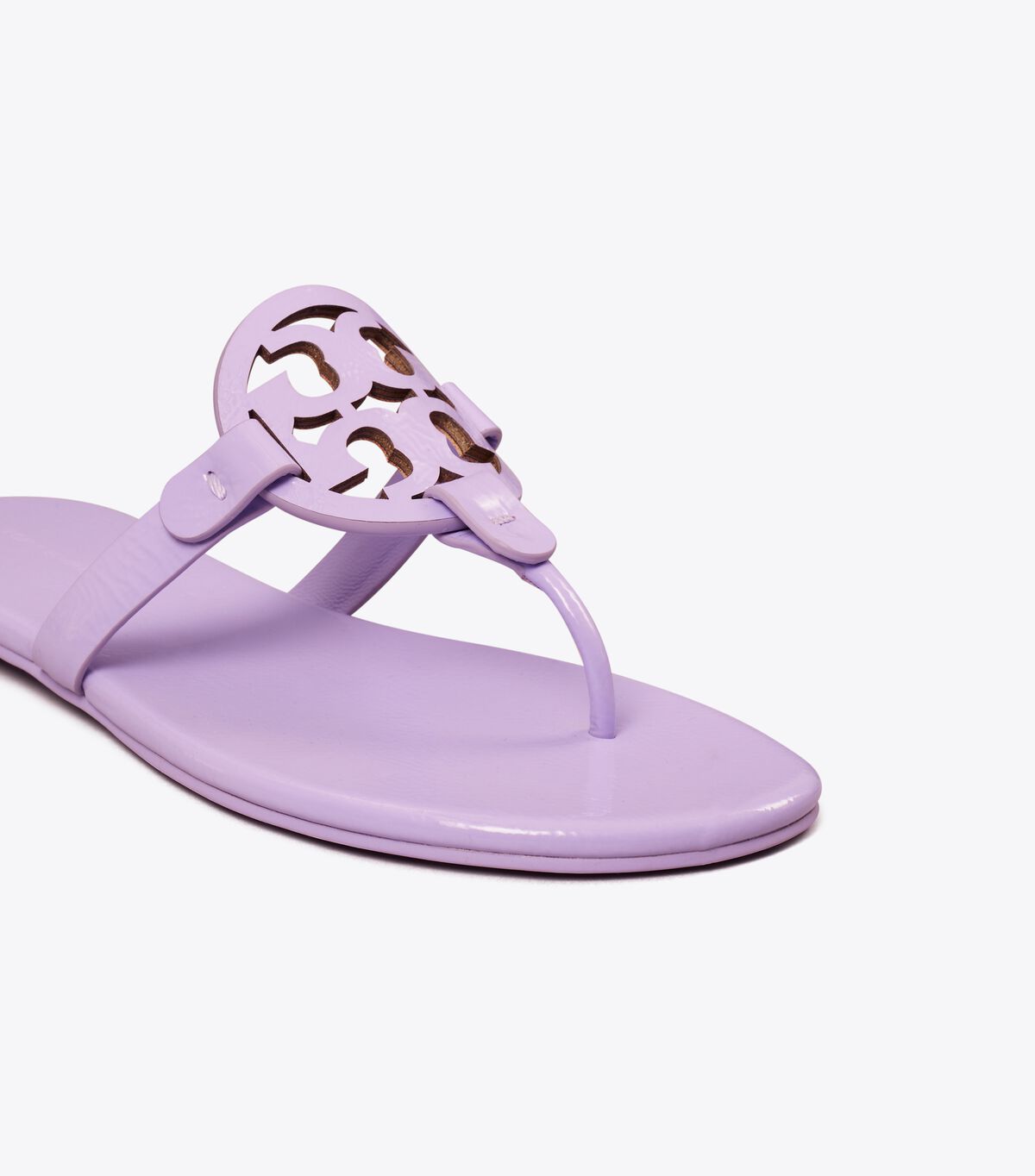 tory burch miller soft patent leather sandal