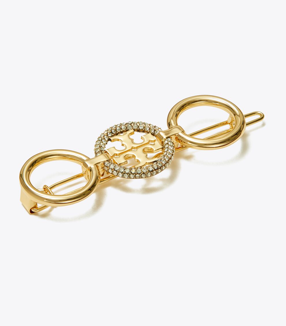 Miller Pavé Barrette, Tory Gold / Crystal | Tory Burch UAE display picture 1