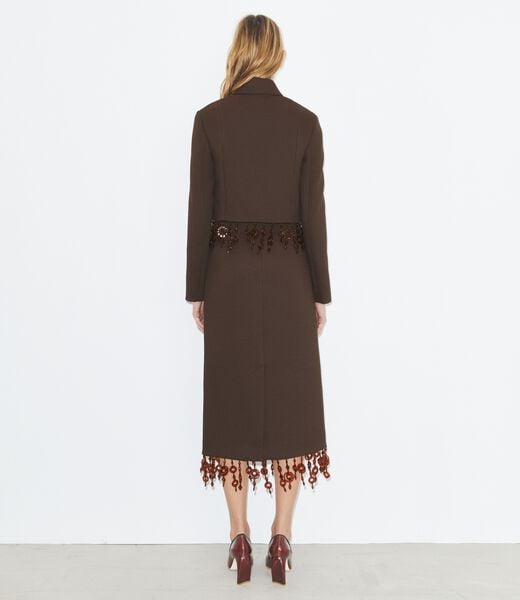 tory burch جاكيت كريب قصير