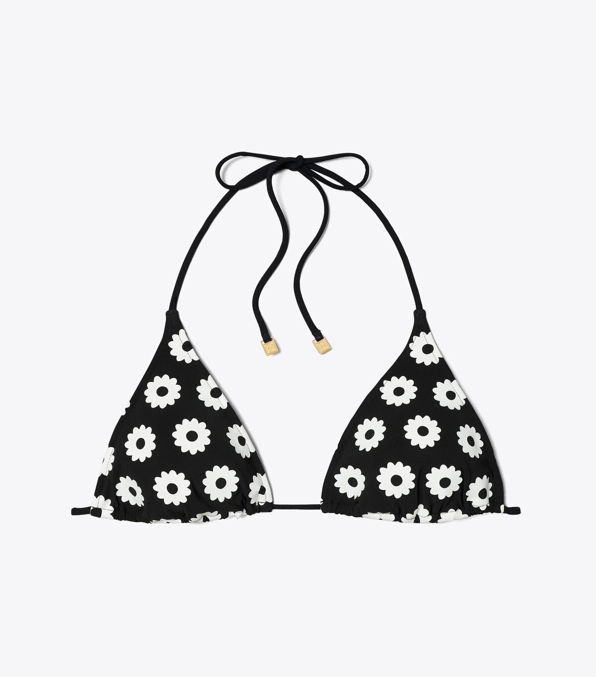 Printed String Bikini Top