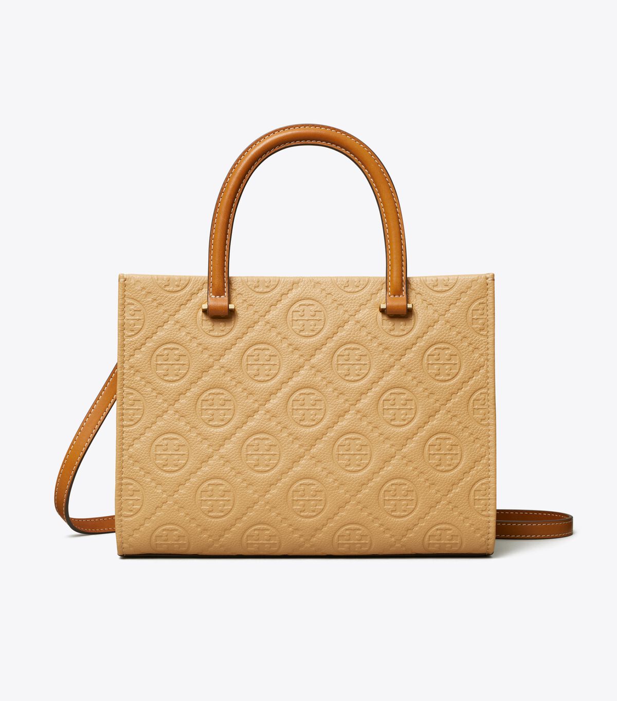 tory burch t monogram pebble top handle tote