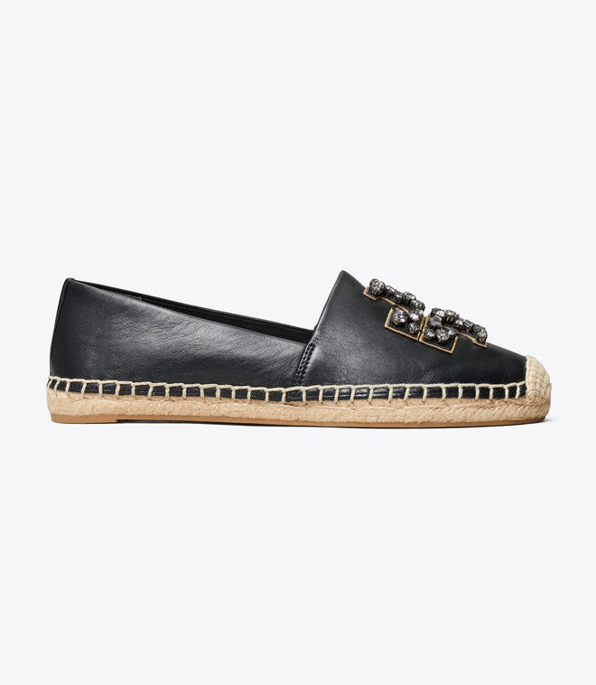 tory burch ines embellished leather espadrilles