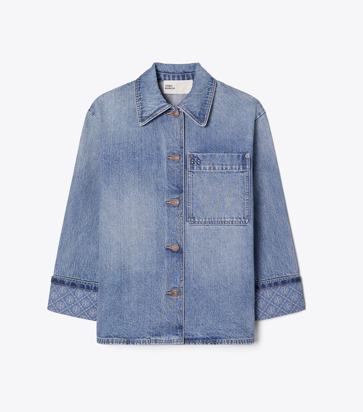 Denim Barn Jacket tory burch denim barn jacket