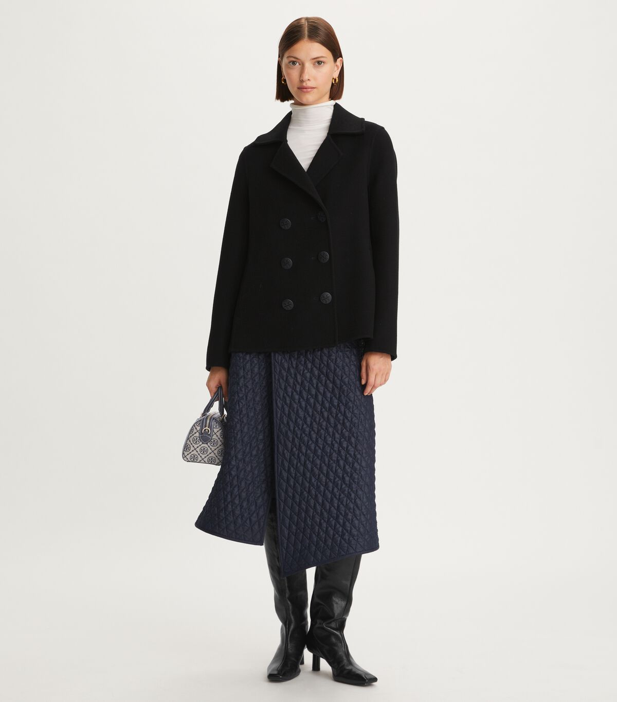 tory burch wool peacoat