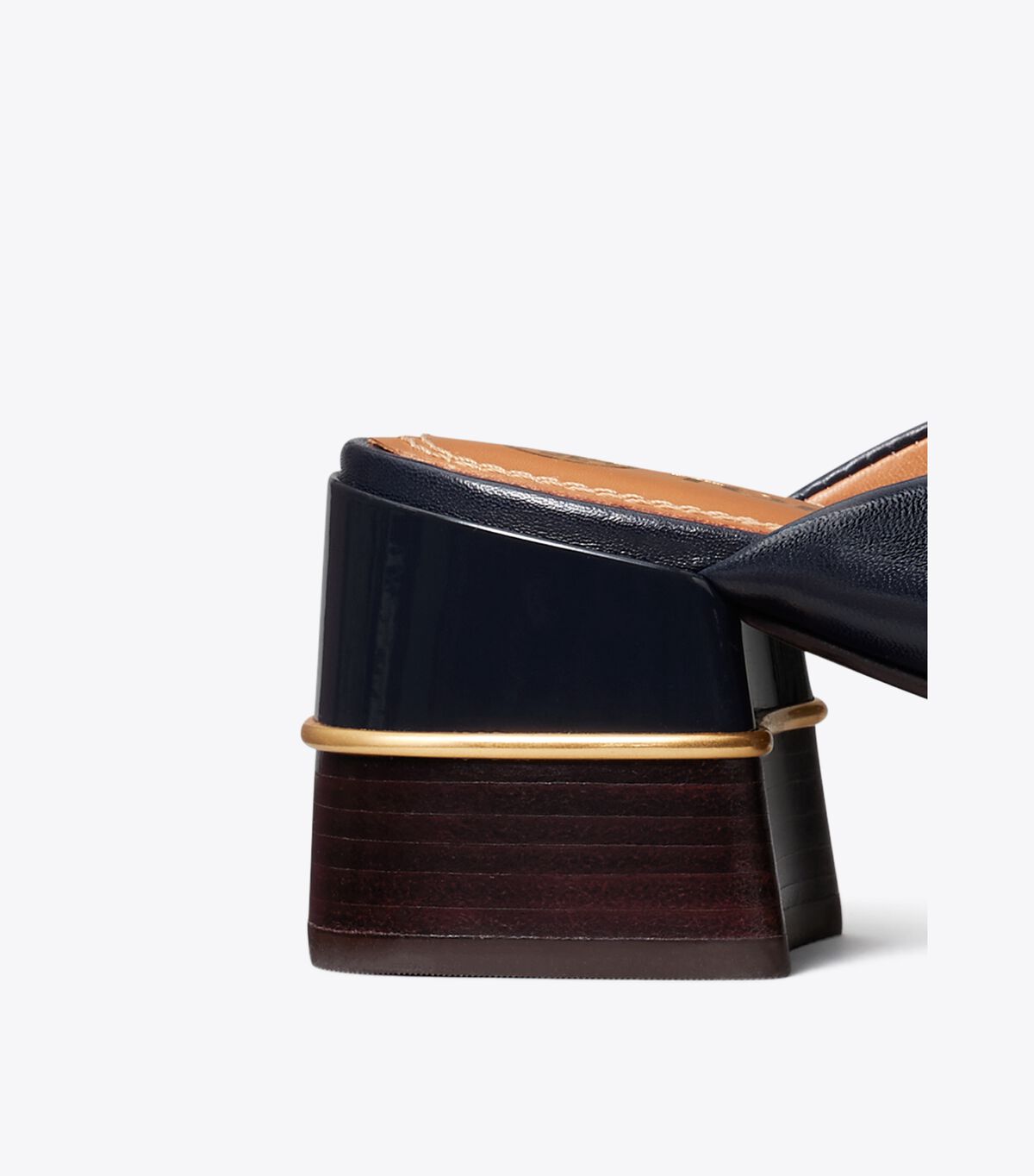 tory burch multi logo kiltie mule