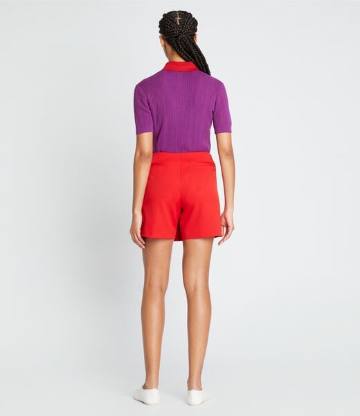 Cotton Pointelle Polo tory burch cotton pointelle polo