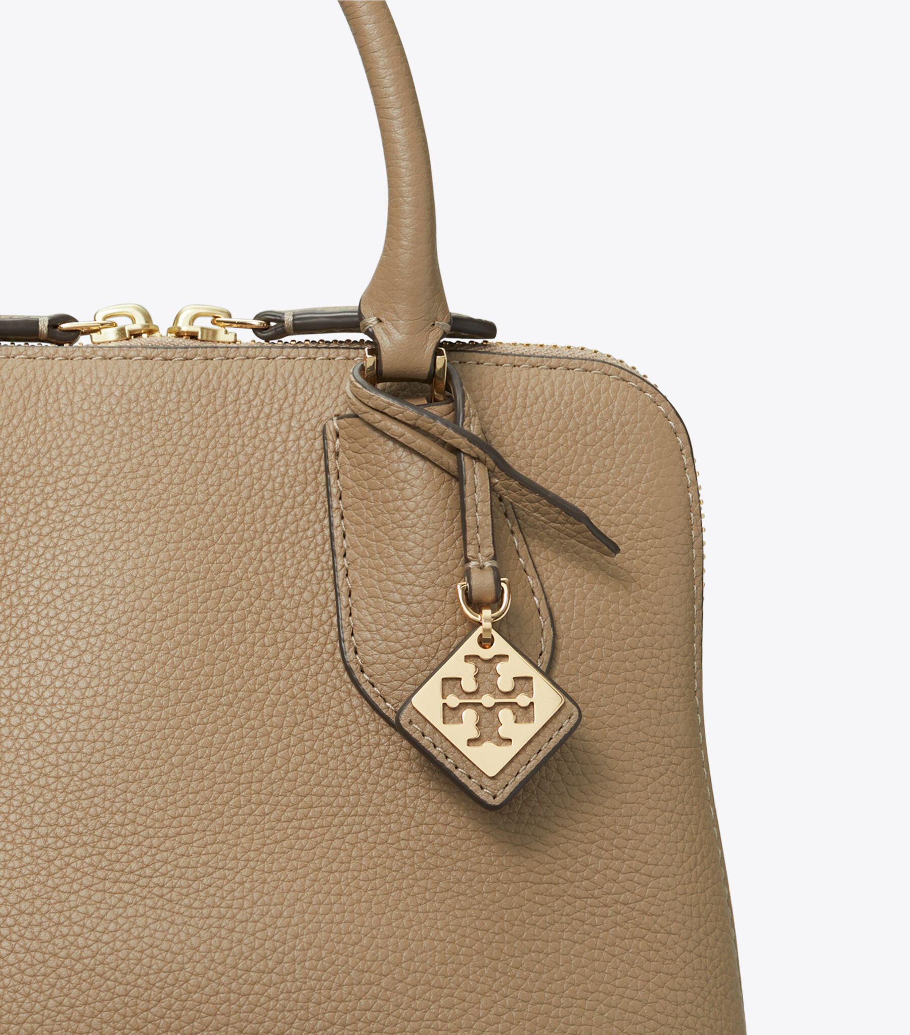 Mini Swing Satchel, Taupe Oak | Tory Burch UAE