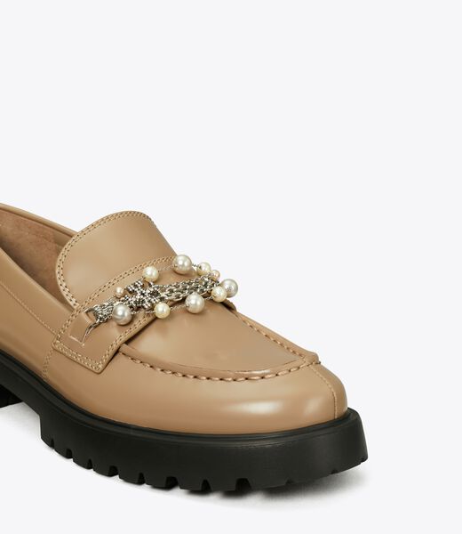 tory burch embellished classic lug loafer