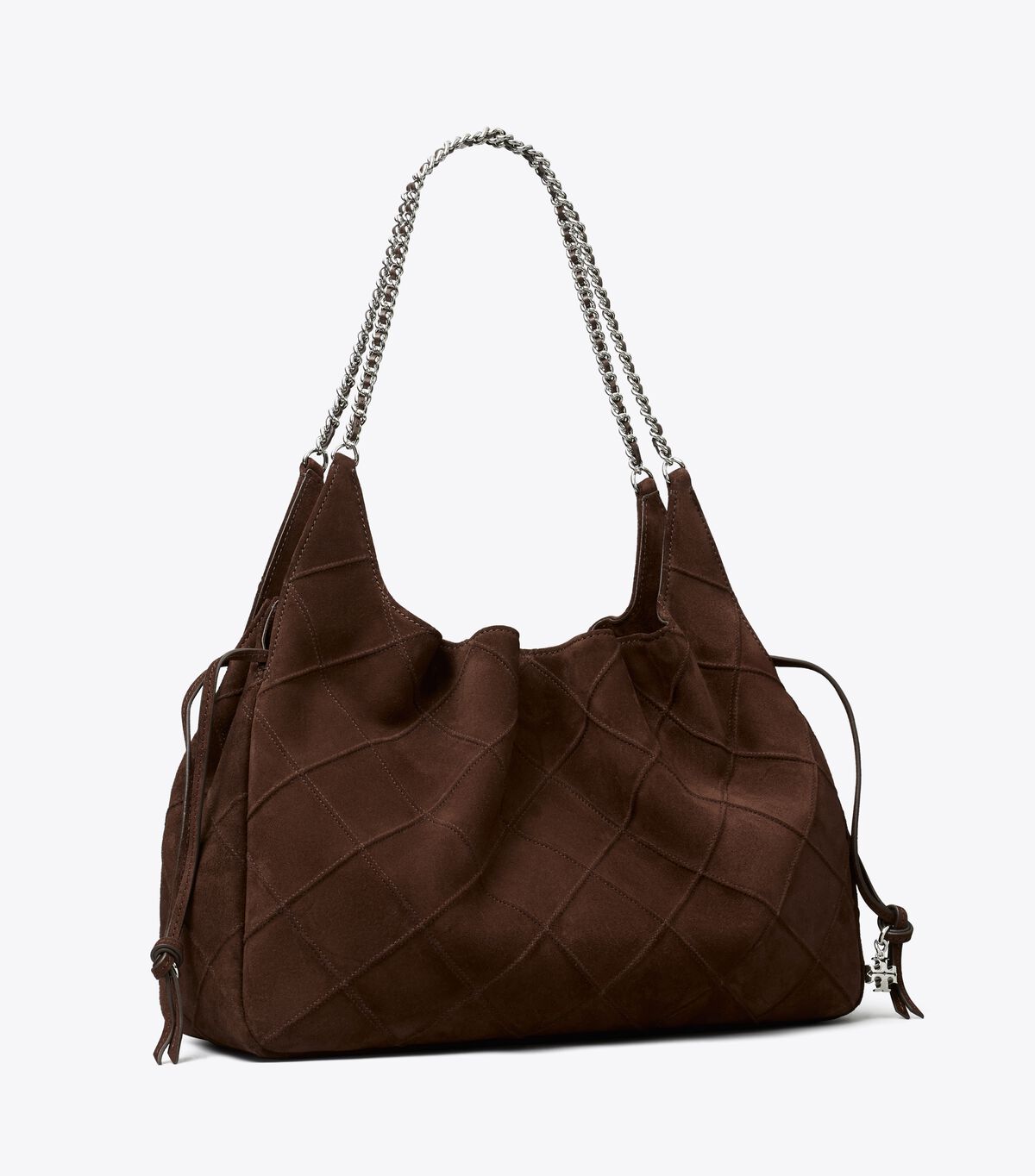 tory burch large fleming suede tote