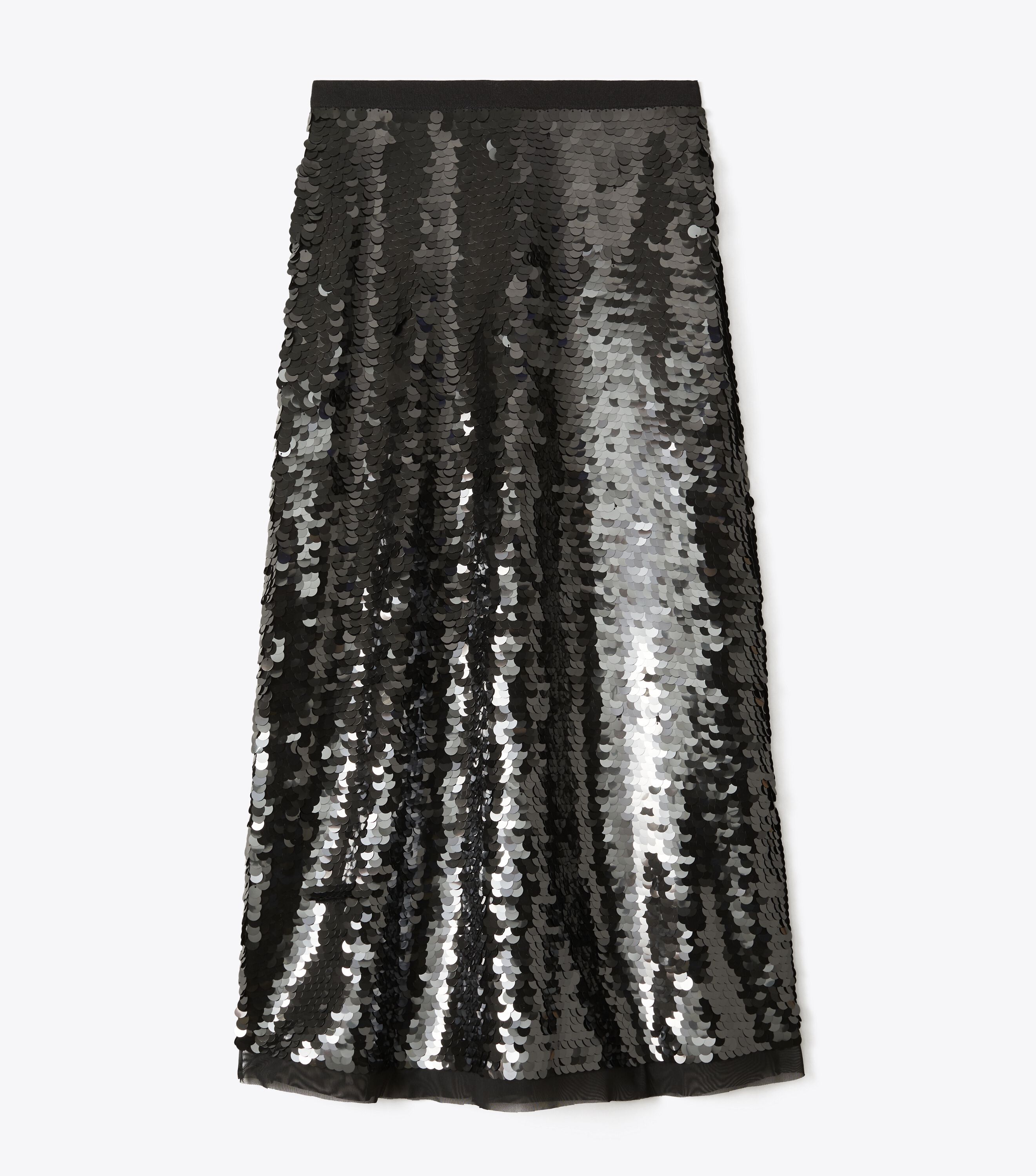 Embellished glitter skirt clearance