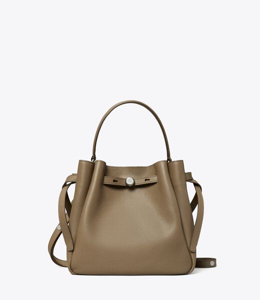 tory burch حقيبة دلو رومى