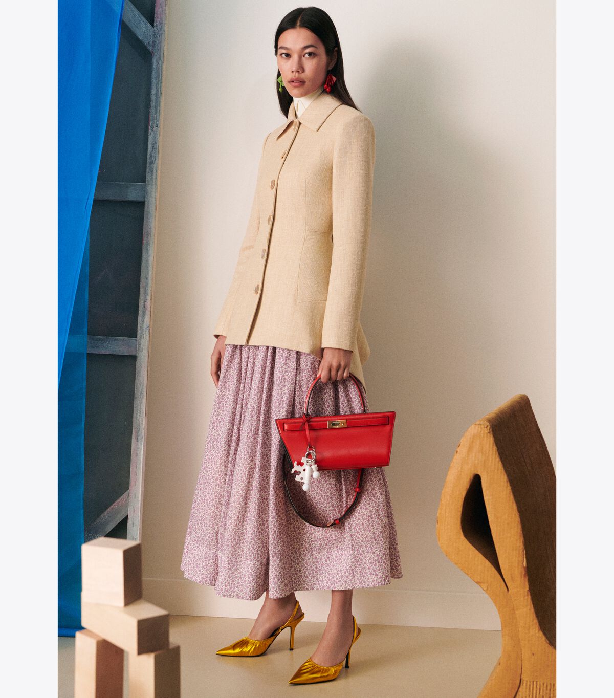 tory burch lee radziwill cat eye bag