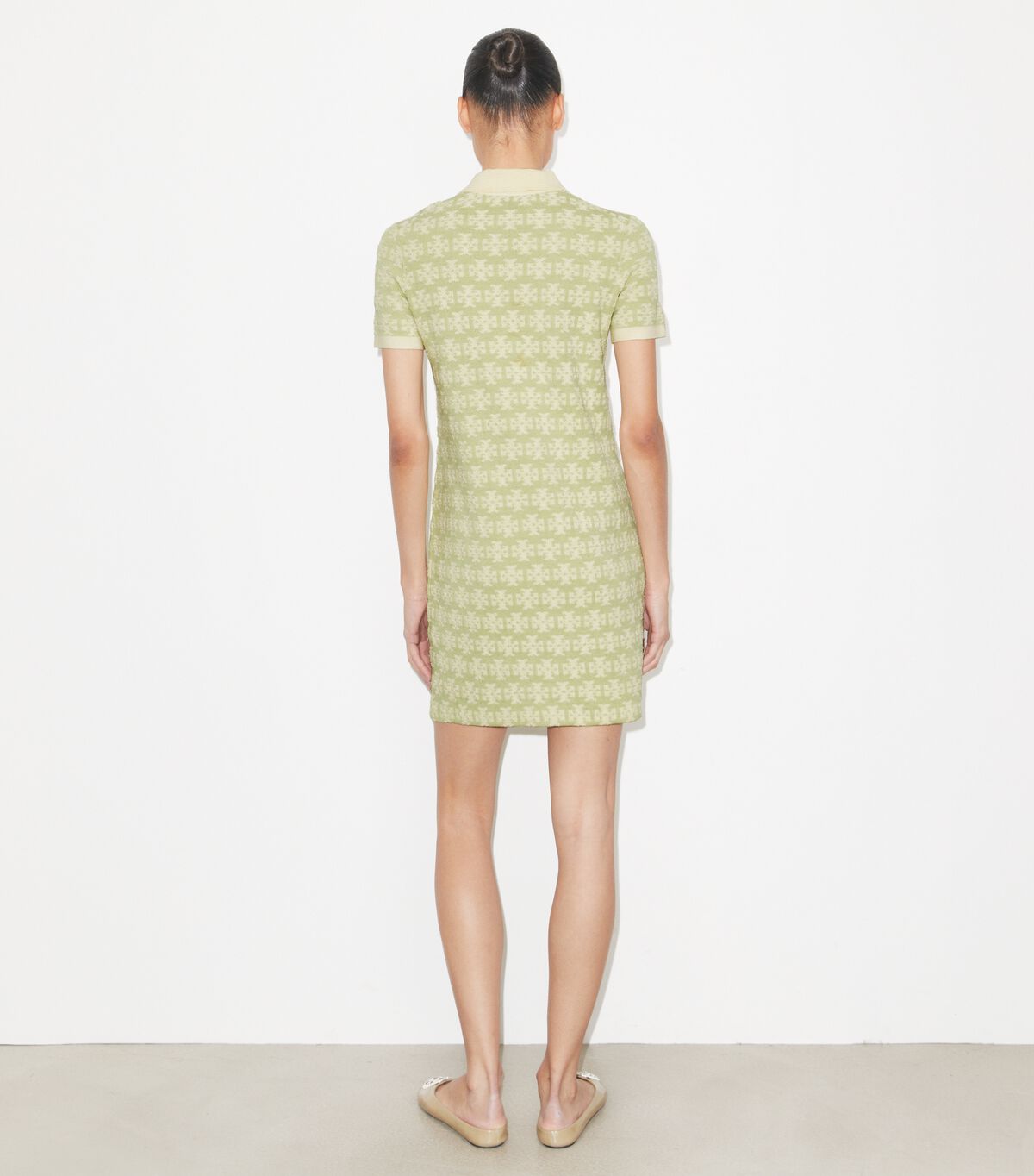 tory burch فستان بولو قطني