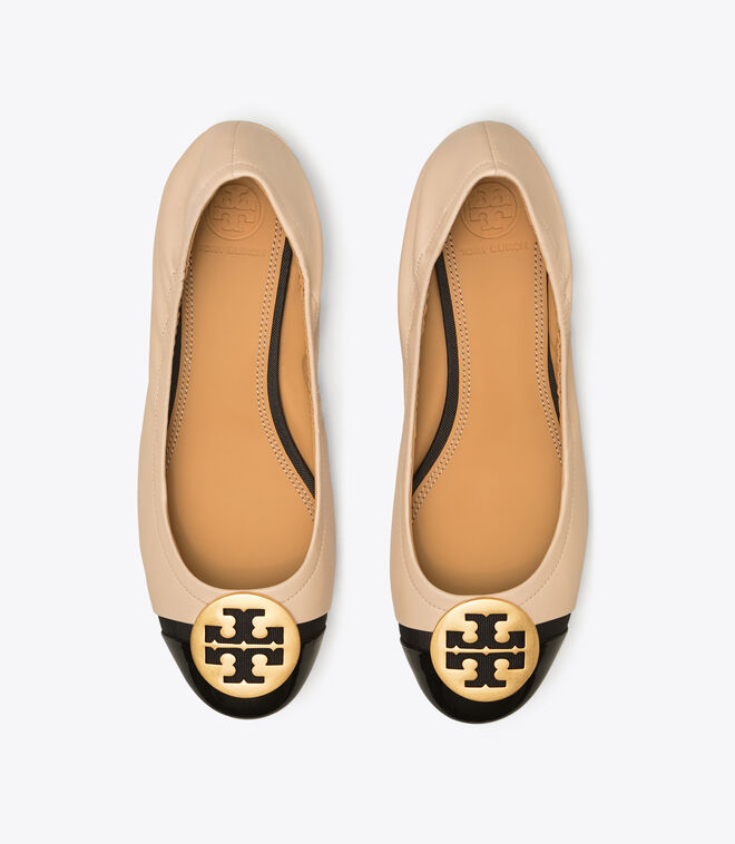 minnie cap toe ballet flat