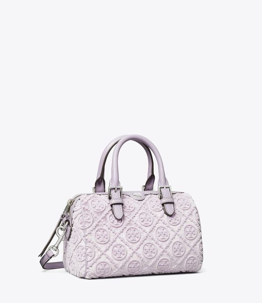 tory burch t monogram fil coupe petite barrel bag