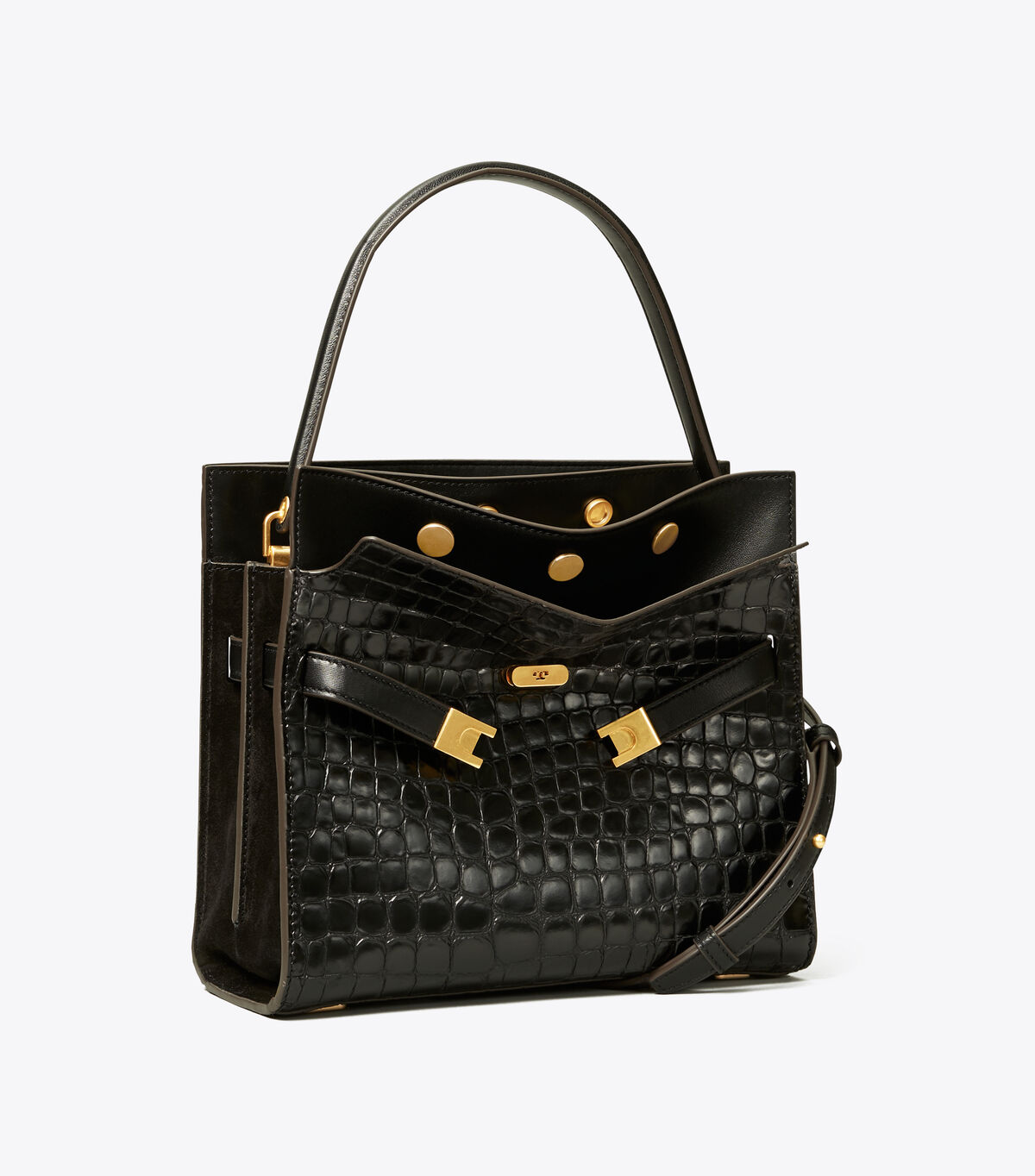 LEE RADZIWILL EMBOSSED SMALL DOUBLE BAG | 001 | Satchels