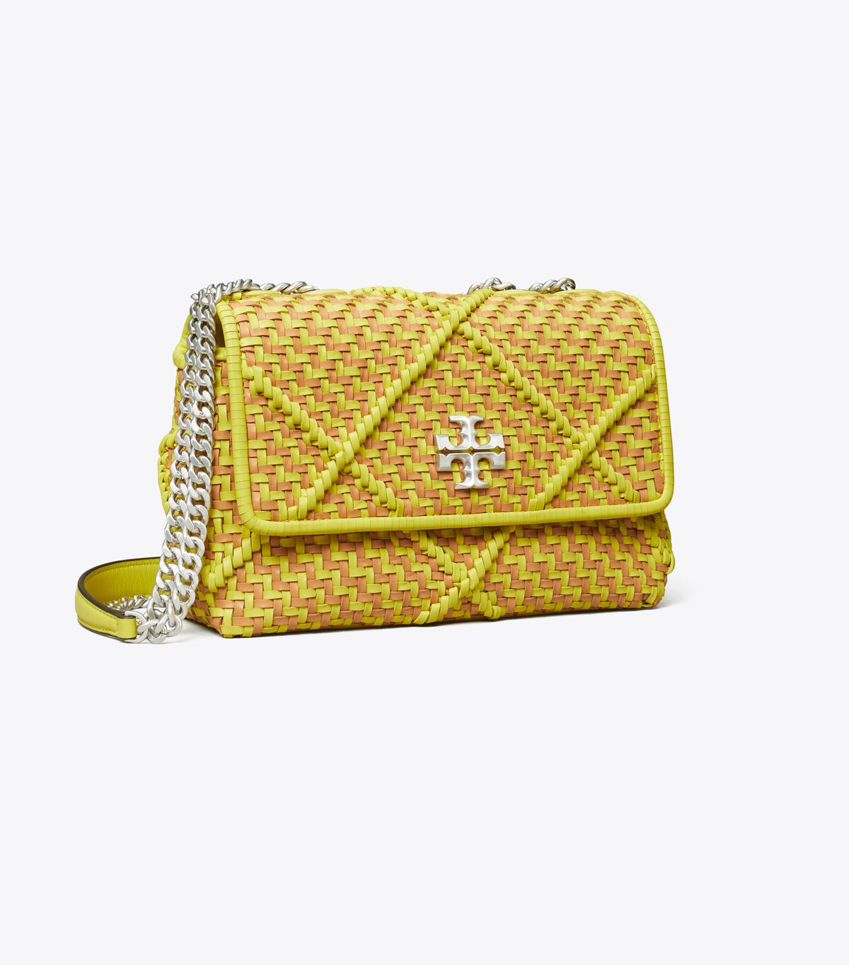 Small Kira Diamond Woven Convertible Shoulder Bag