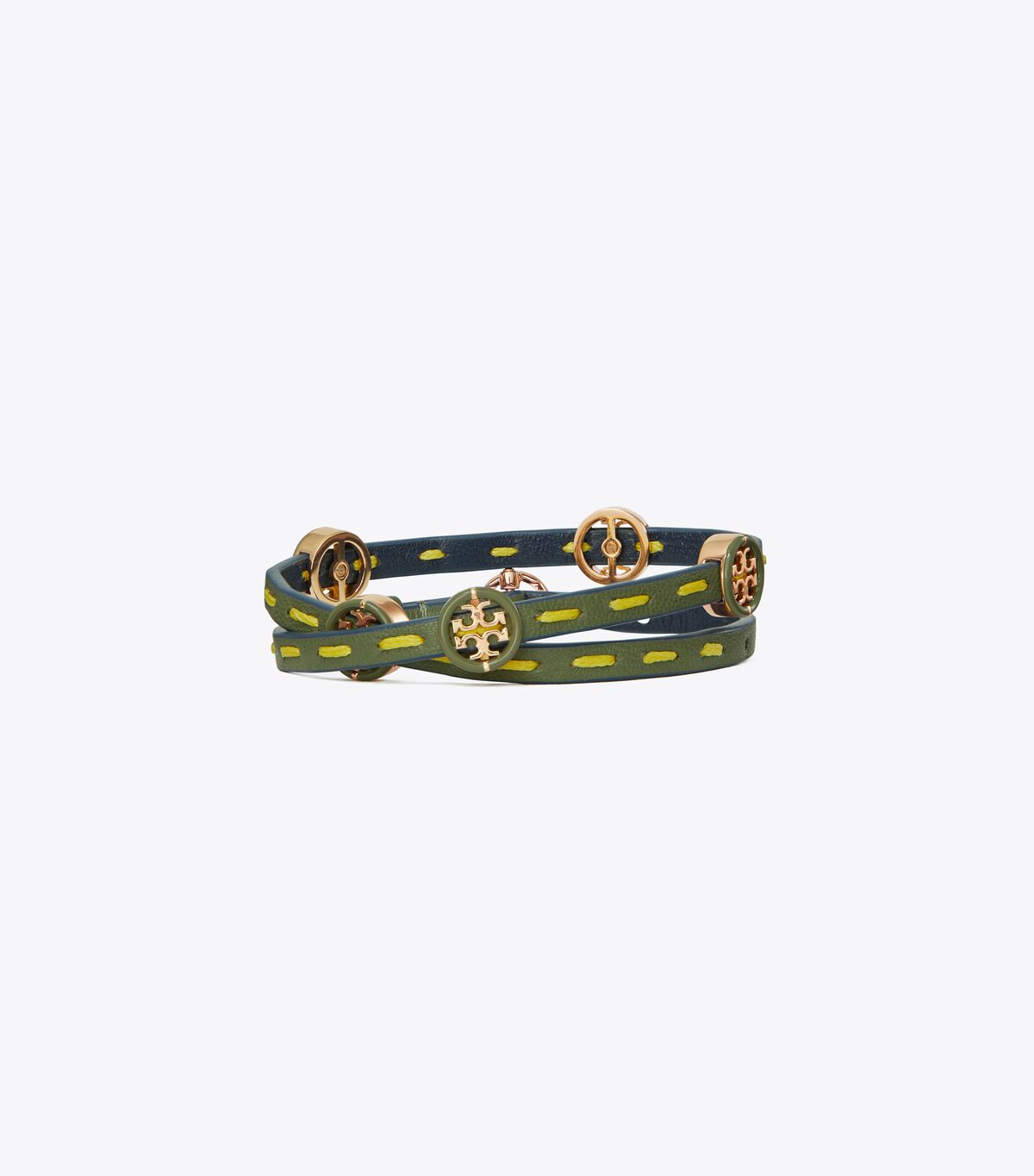 Miller Enamel Double-Wrap Bracelet