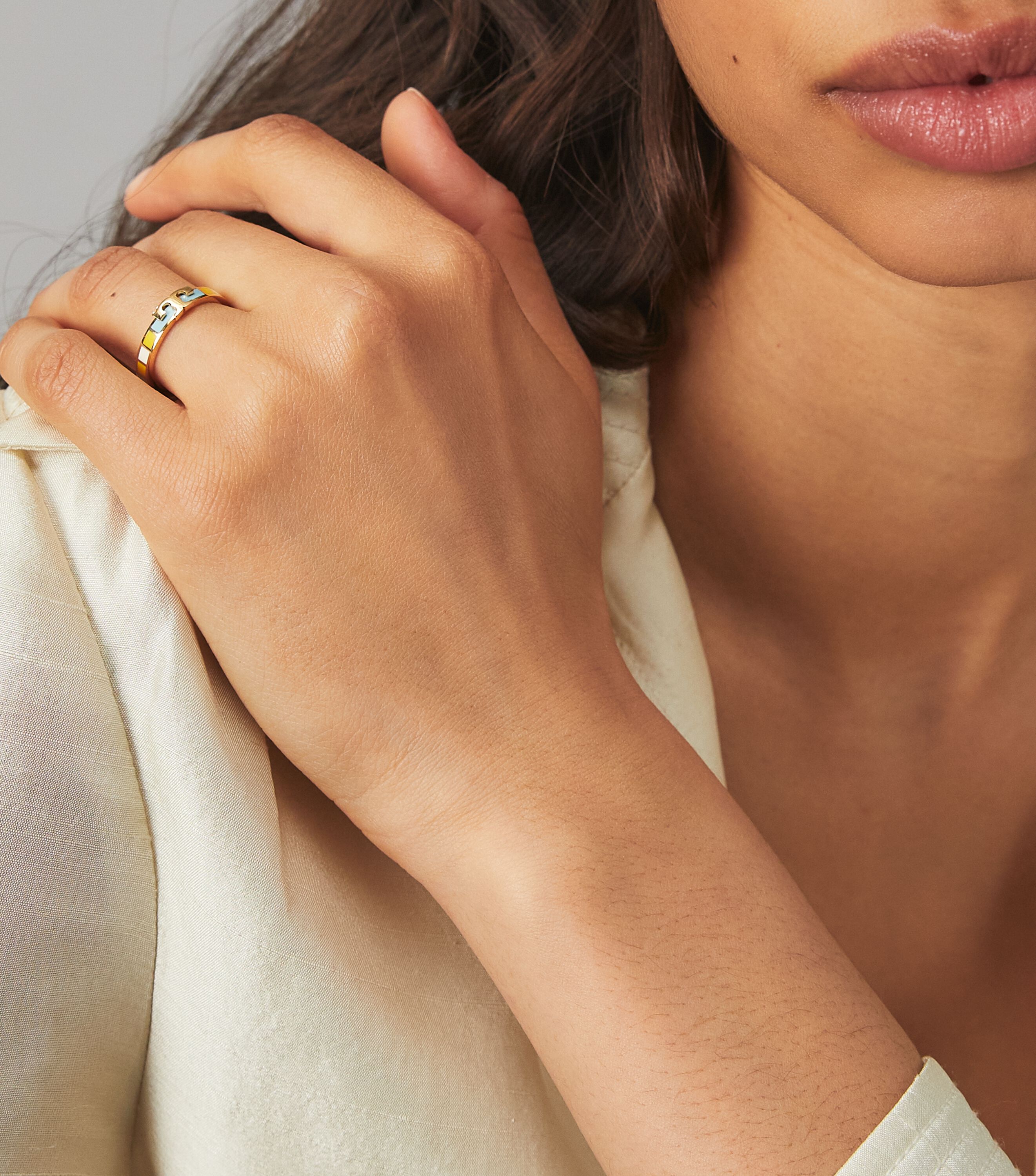 Tory burch shop stackable ring