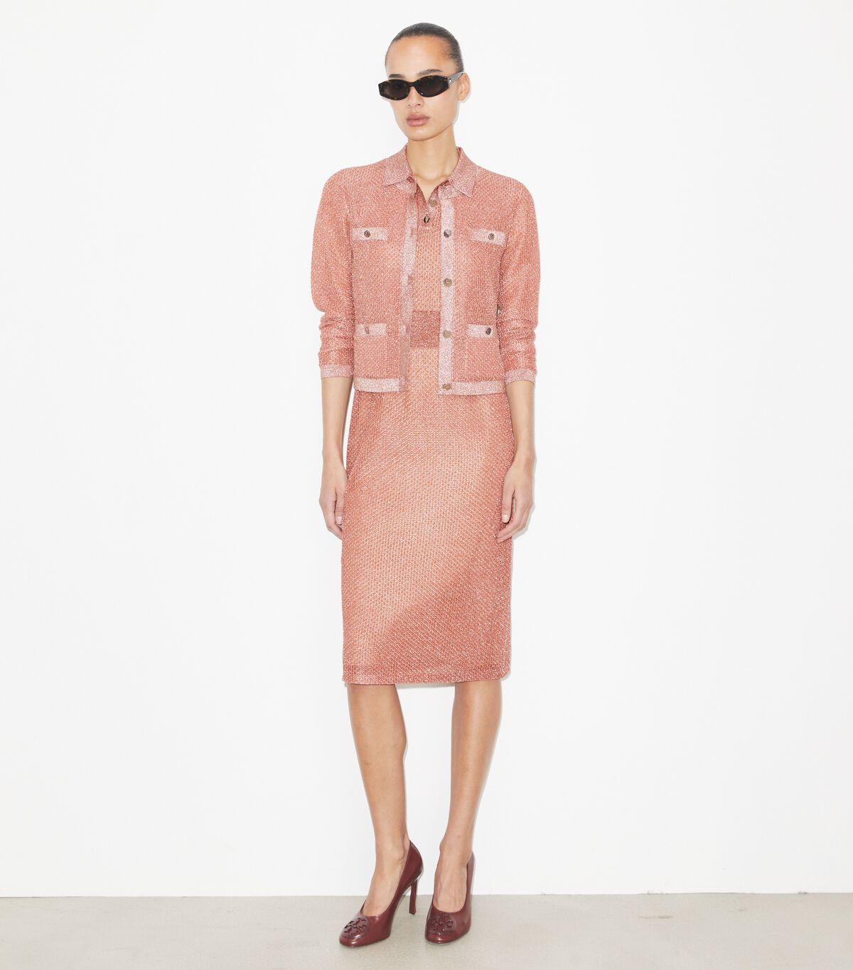 tory burch kendra mesh cardigan