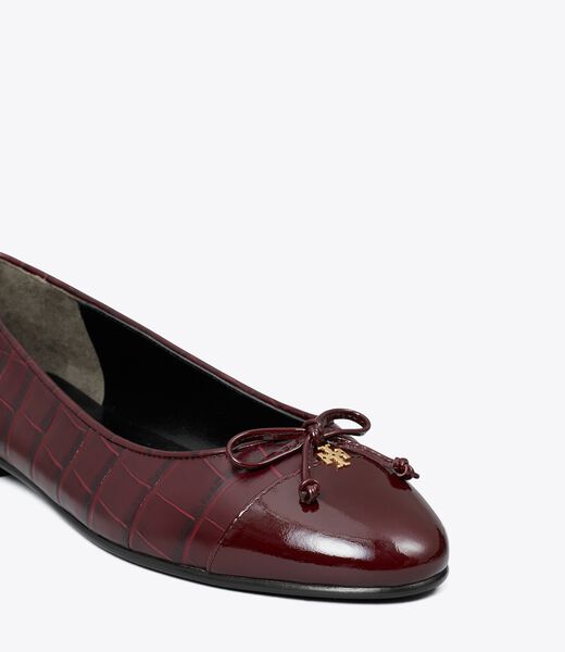tory burch cap toe ballet