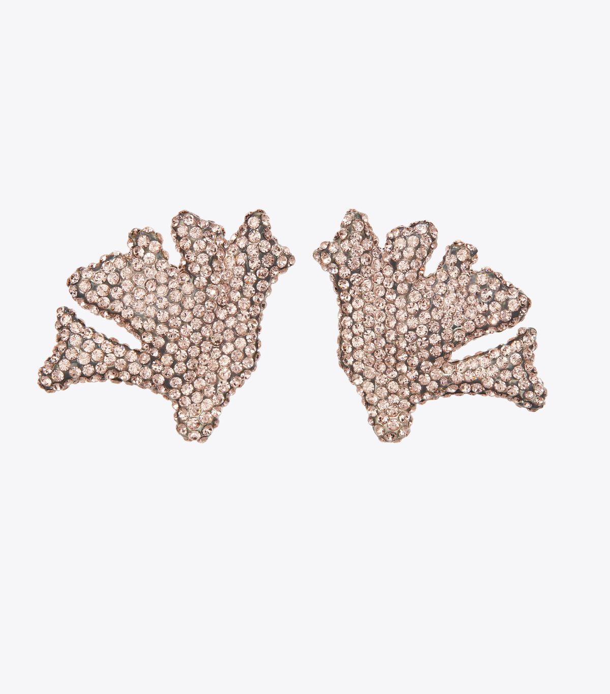 tory burch coral earrings augemnted