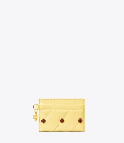 tory burch bunny knot patent card case
