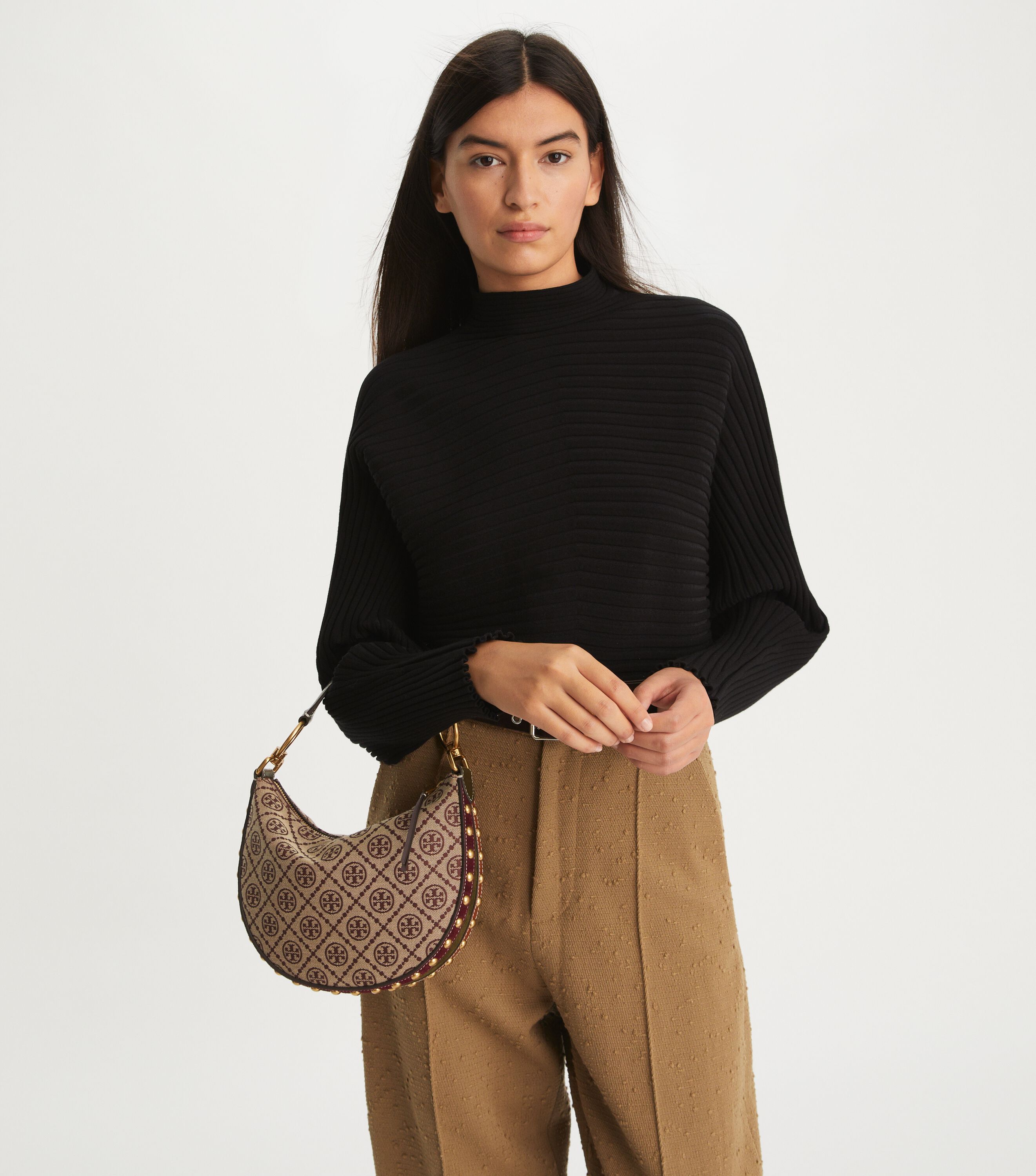 Tory burch sales studded tote