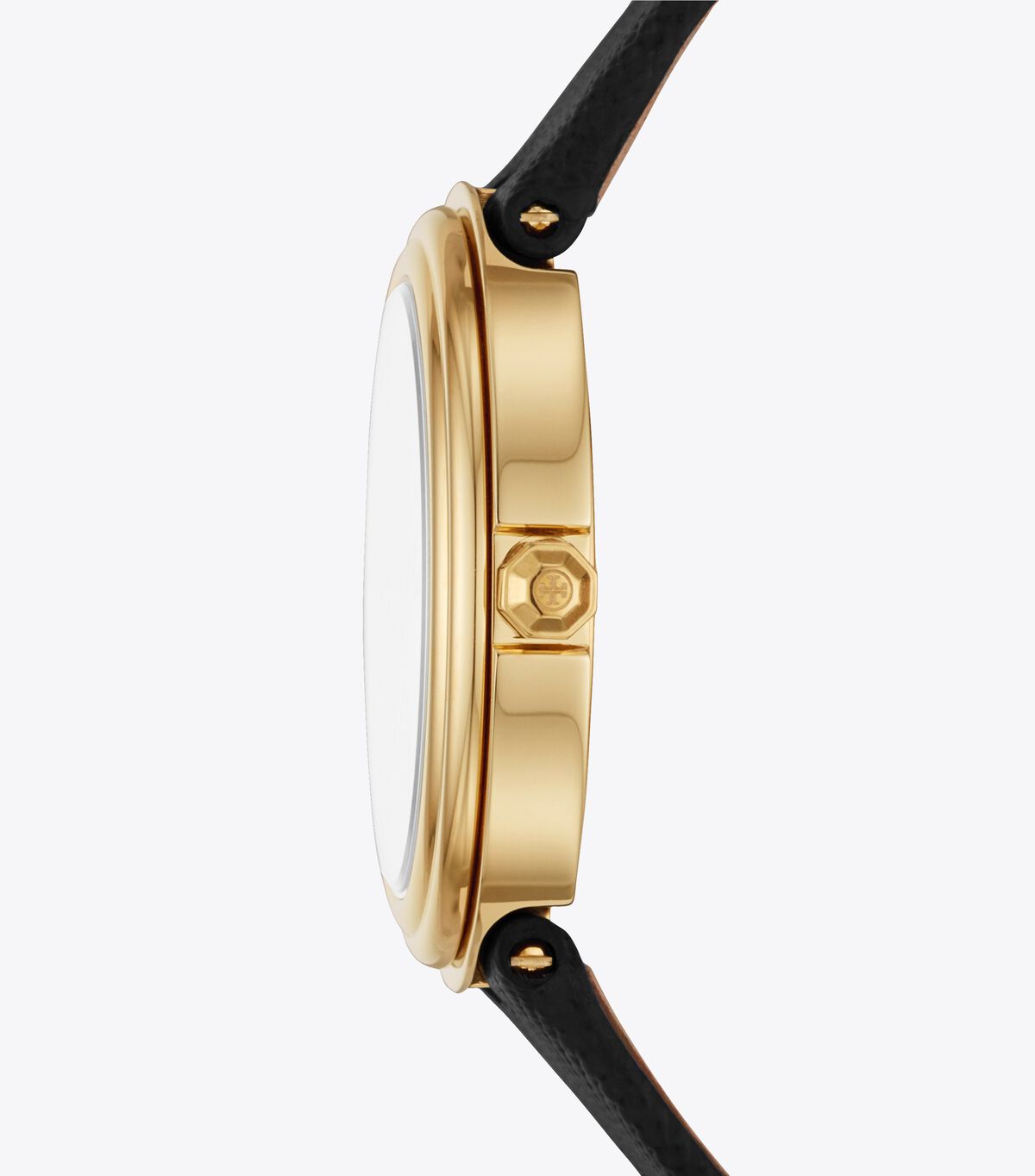 Bailey Watch, Black Leather/Gold Tone/Black, 34 MM