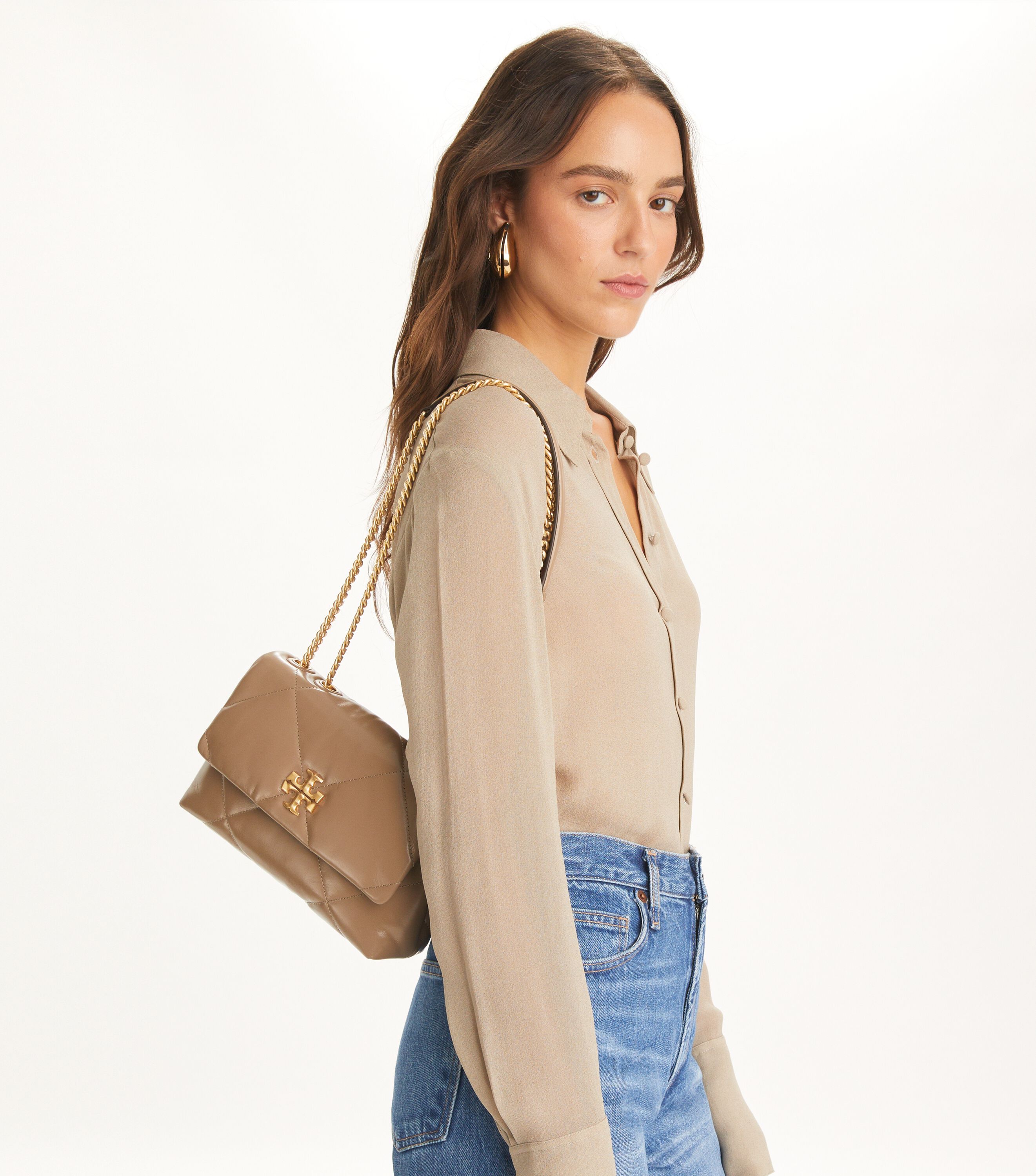 Tory burch kira leather shoulder bag on sale