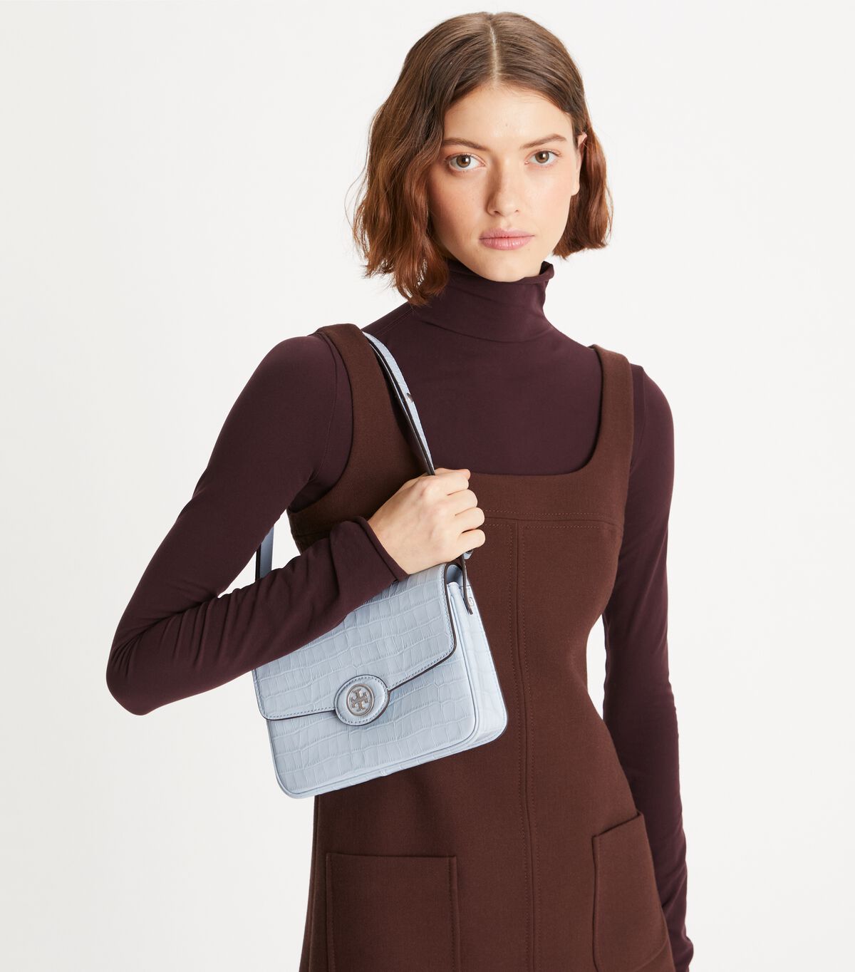 Robinson Embossed Convertible Shoulder Bag Handbags Tory Burch