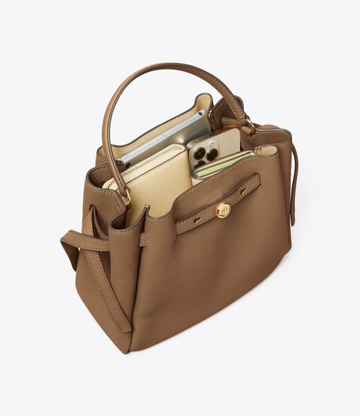 tory burch حقيبة دلو رومى