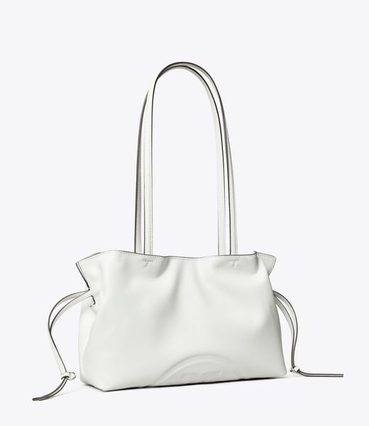 tory burch small ella natuura    drawstring tote