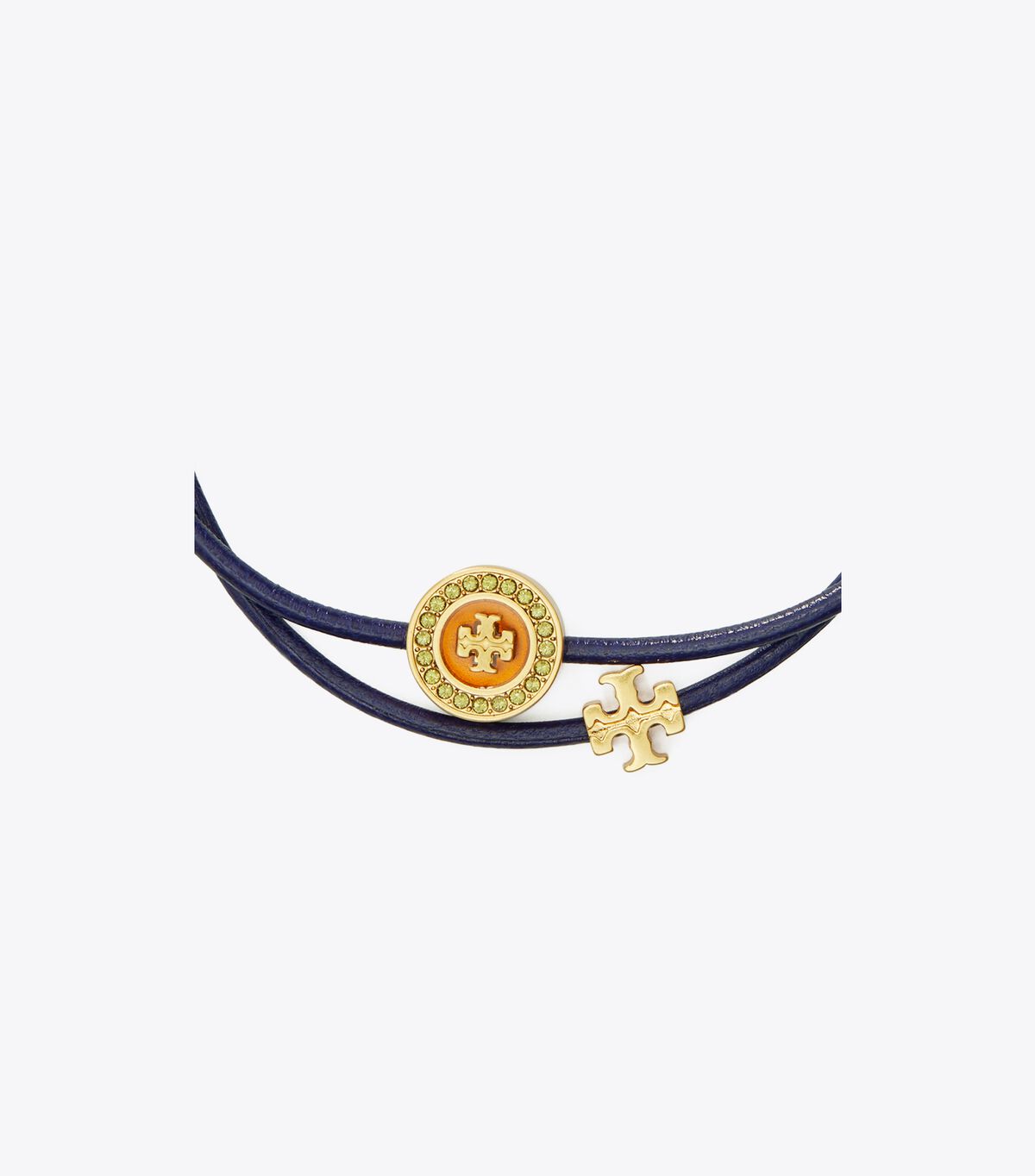 tory burch kira enamel pav  slider bracelet