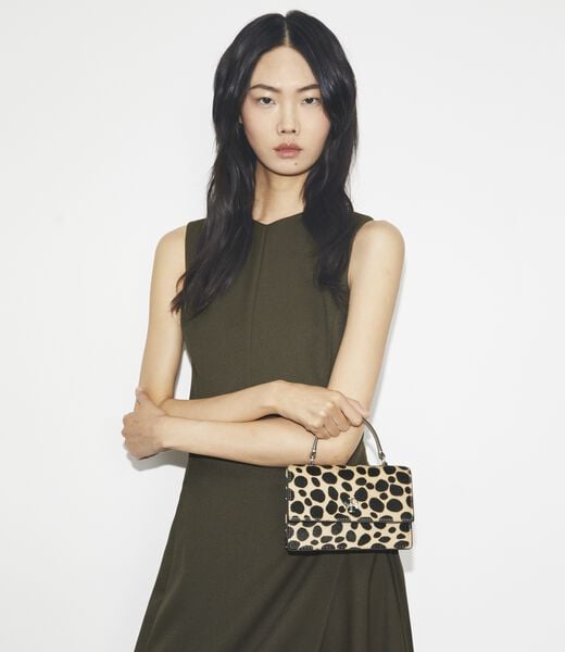 tory burch mini kira calf hair top handle crossbody