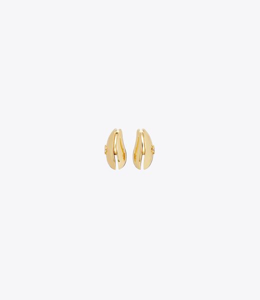 tory burch small wave earring