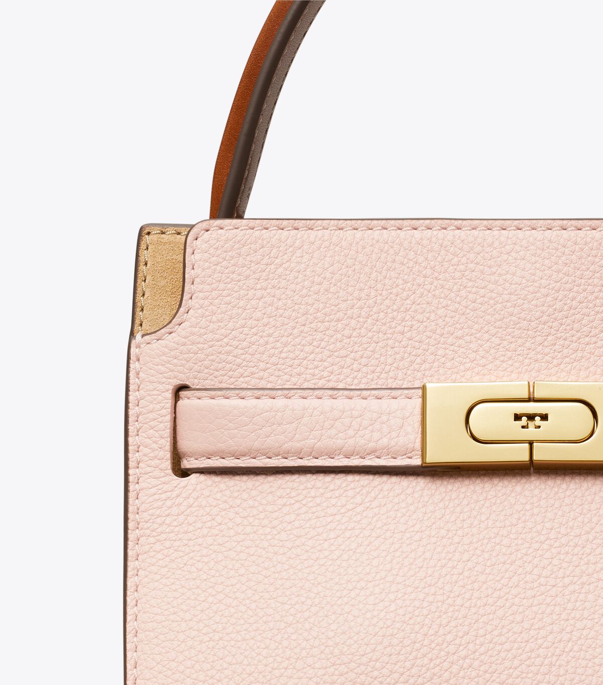 tory burch petite lee radziwill pebbled double bag