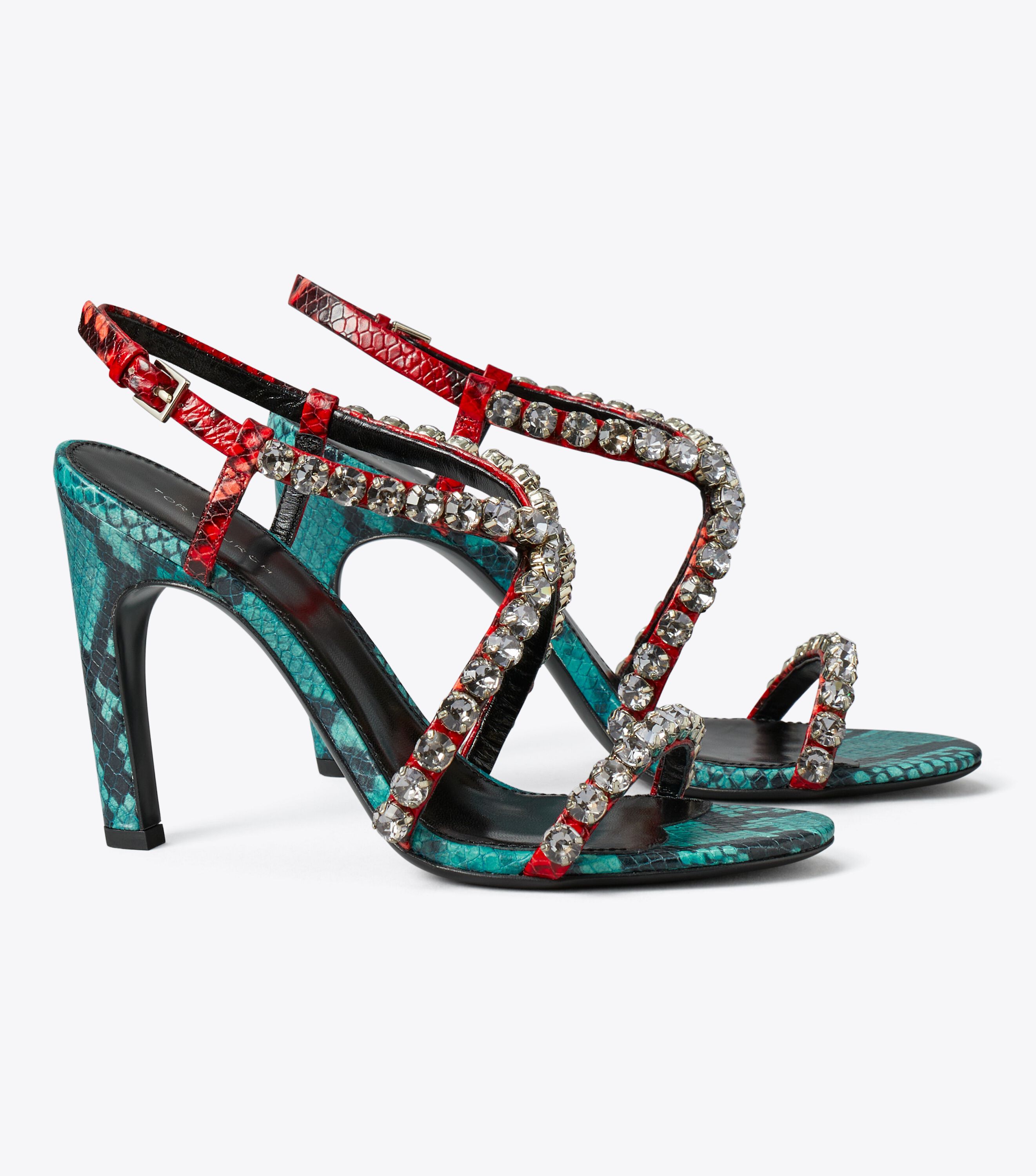 Tory burch red heels on sale
